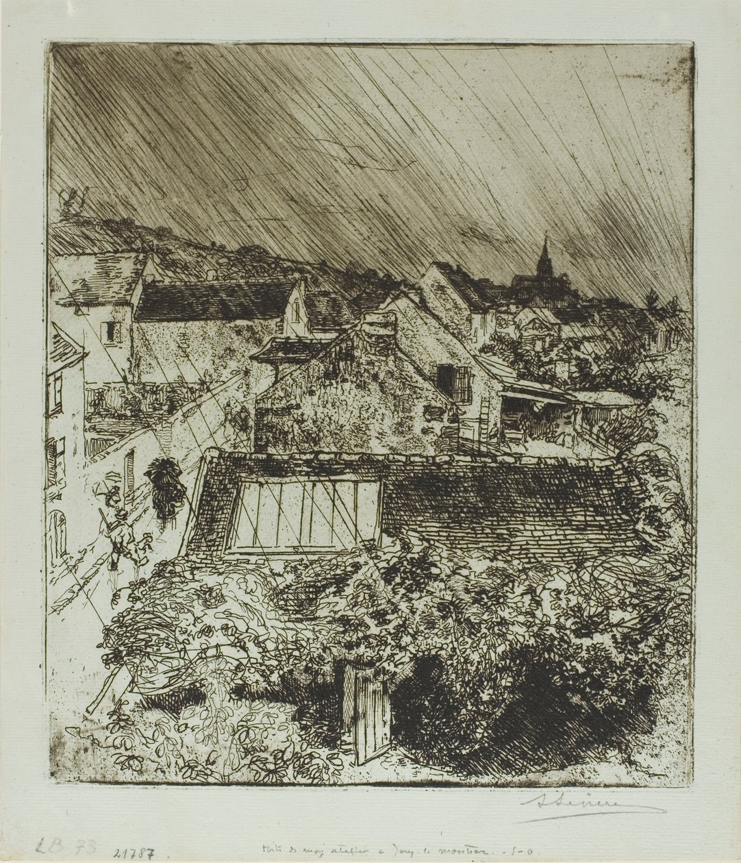 Mi estudio en Jouy-le-Moutier de Louis Auguste Lepère