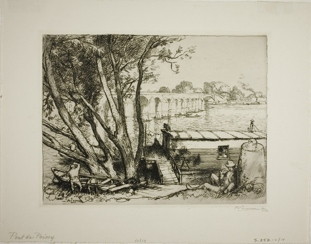 Poissy de Louis Auguste Lepère