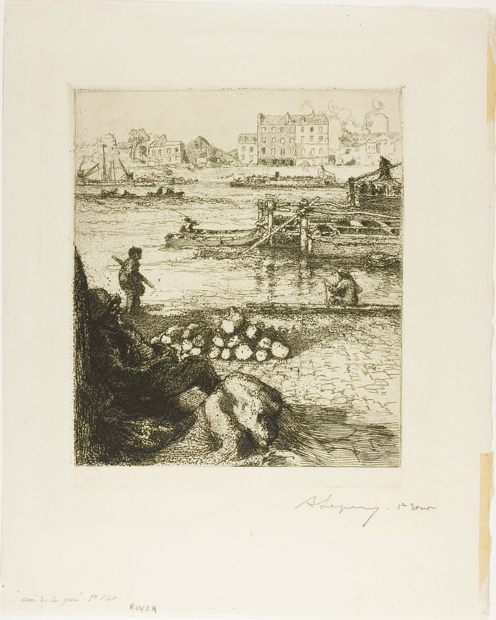 Muelle público, Quai de la Gare de Louis Auguste Lepère