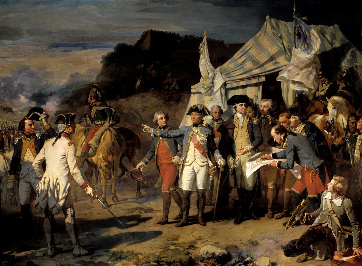 El asedio de Yorktown de Louis Charles Auguste Couder