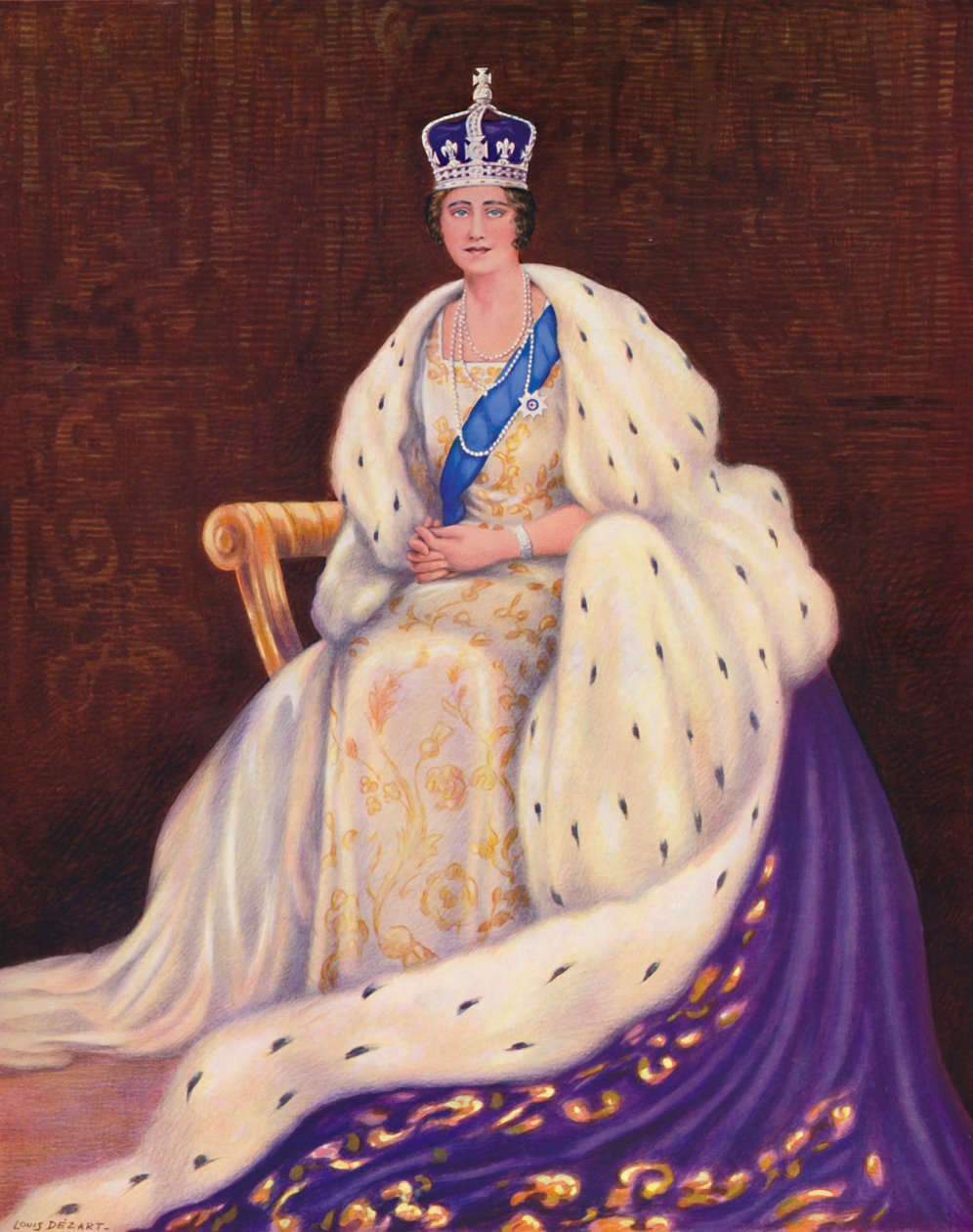 Su Majestad la Reina de Louis Dezart