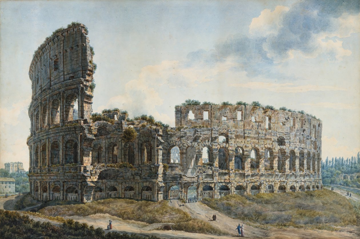 El Coliseo, Roma, s.f. de Louis Ducros