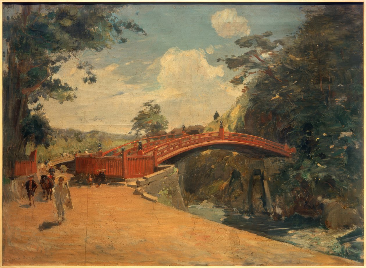 Puente sagrado en Nikkō de Louis Dumoulin