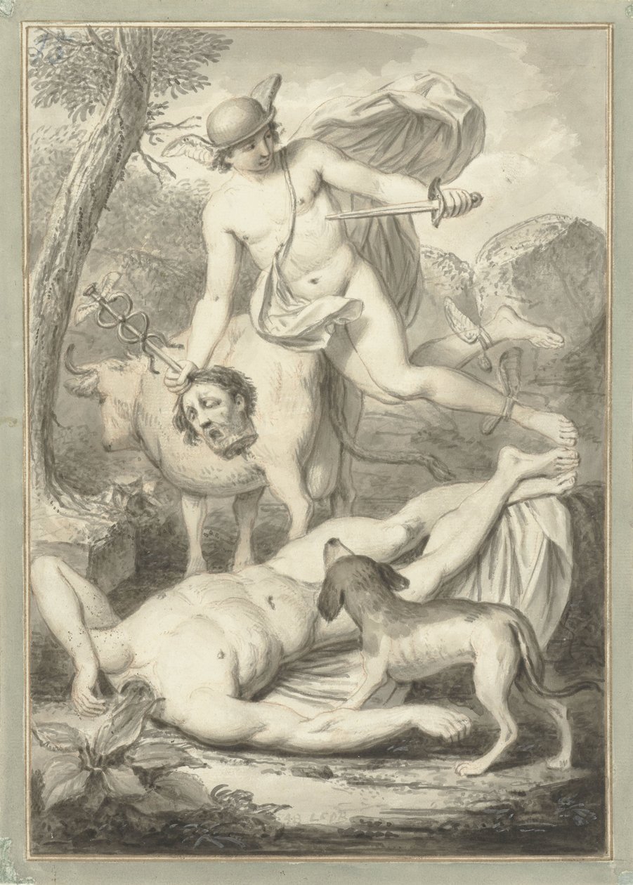 Mercurio con la cabeza de Argus de Louis Fabritius Dubourg