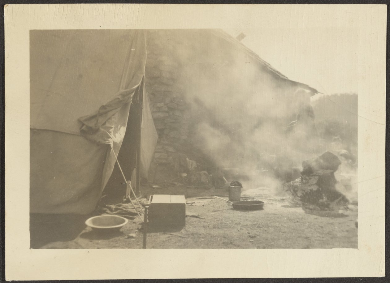 [Escena de campamento] de Louis Fleckenstein