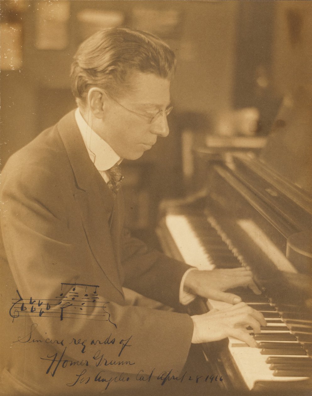 [Homer Grunn al Piano] de Louis Fleckenstein
