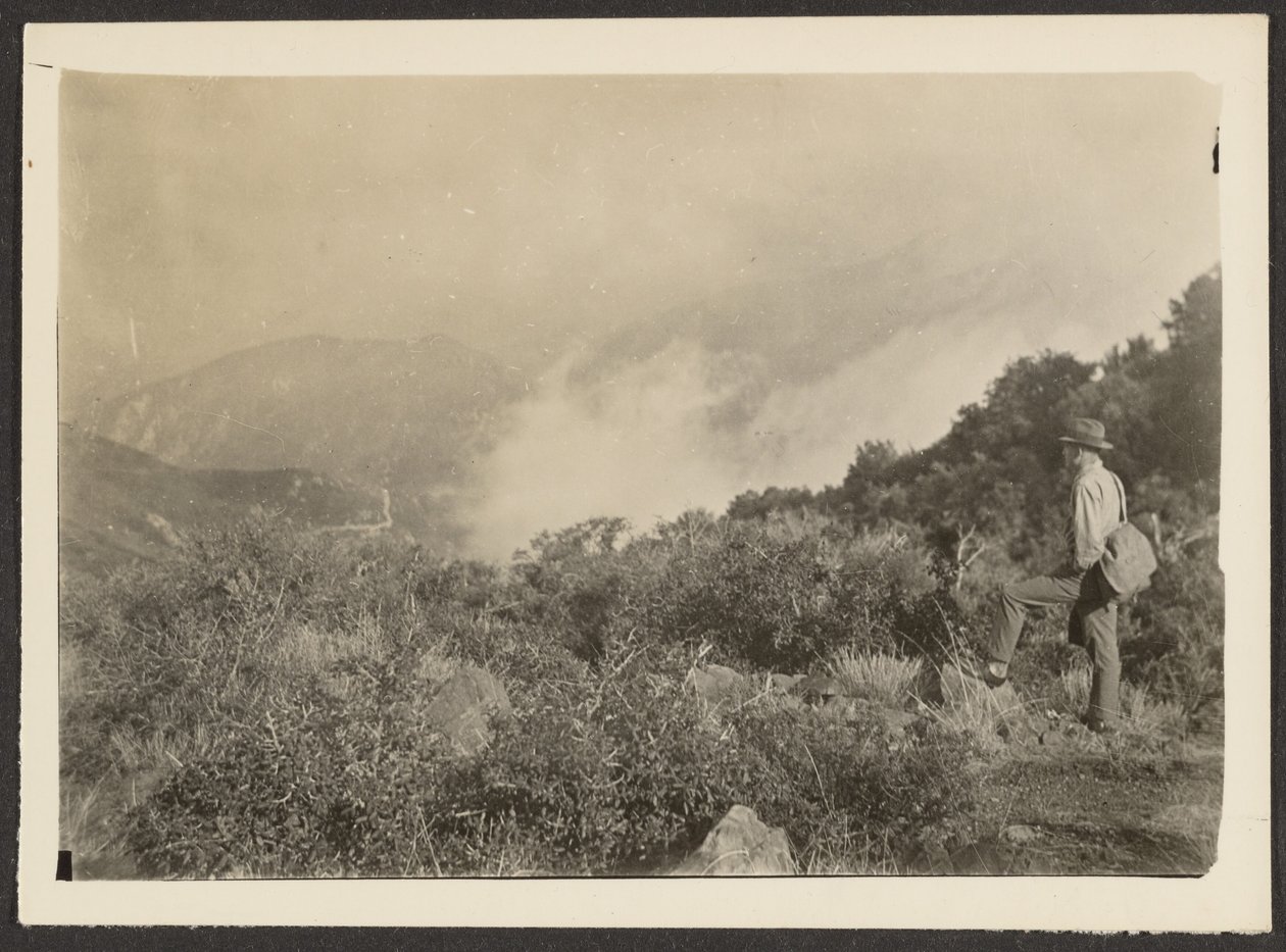[Hombre en un paisaje] de Louis Fleckenstein
