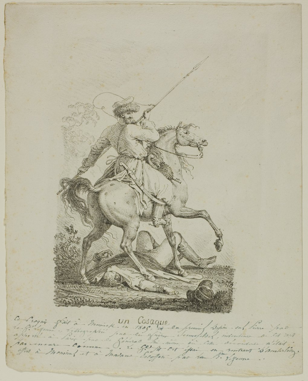 Un cosaco de Louis Francois Lejeune