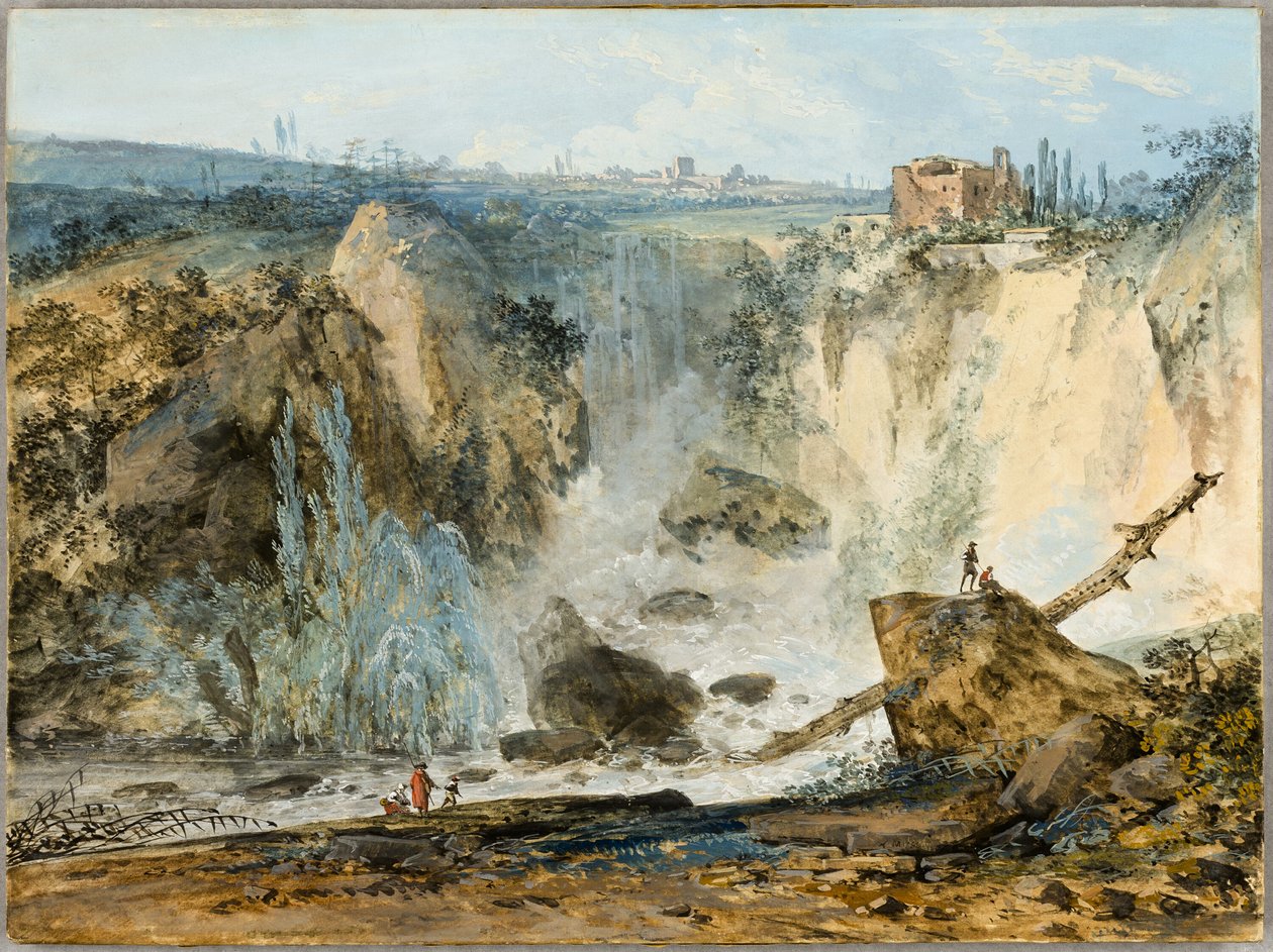 Cascada de Louis Gabriel Moreau