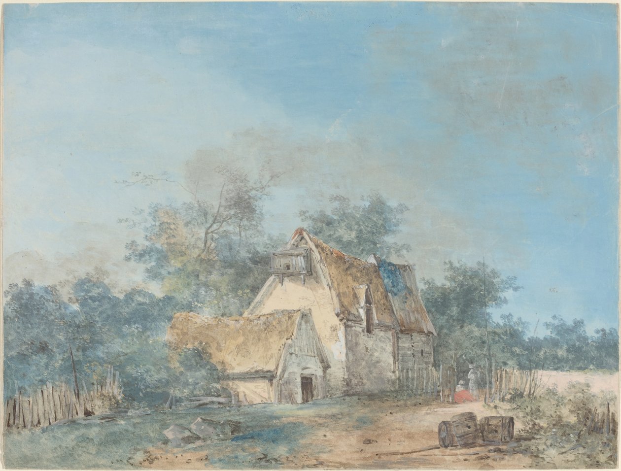 Paisaje de Louis Gabriel Moreau the Elder