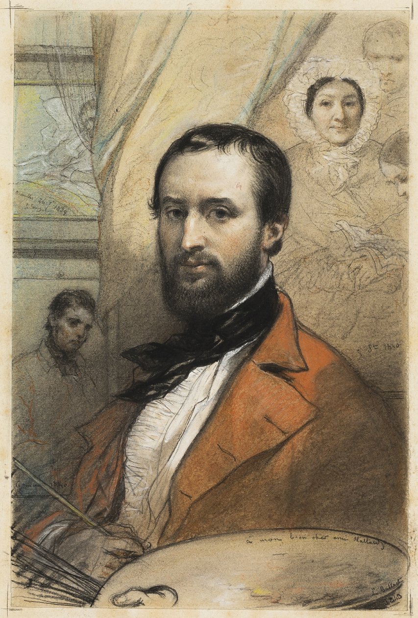 Autorretrato de Louis Gallait