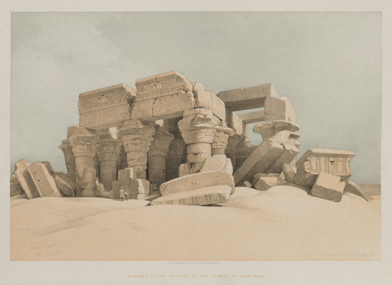 Egipto y Nubia, Volumen II: Kom-Ombo de Louis Haghe