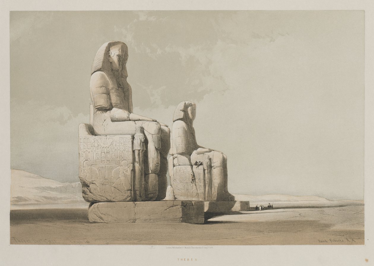 Egipto y Nubia, Volumen I: Tebas de Louis Haghe
