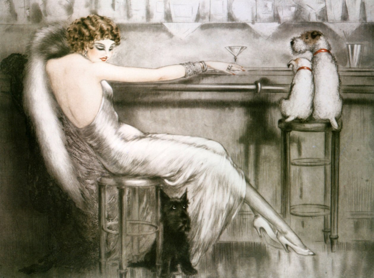 Ilustración de libro de Louis Icart
