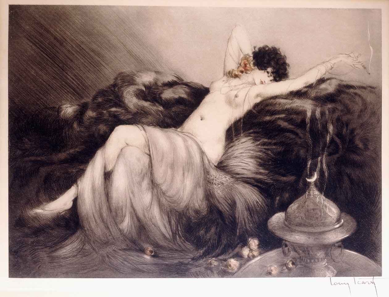Humo; Fumee de Louis Icart