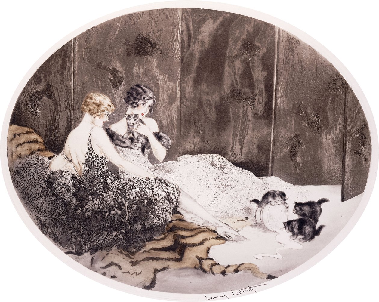 Leche derramada de Louis Icart