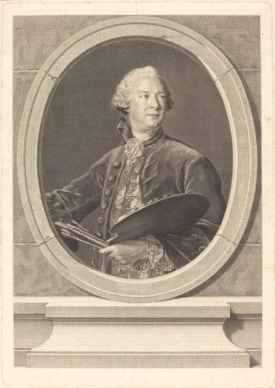 Louis Tocque de Louis Jacques Cathelin after Jean Marc Nattier