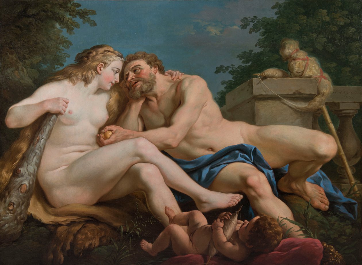Hércules y Ónfale de Louis Jean François Lagrenée