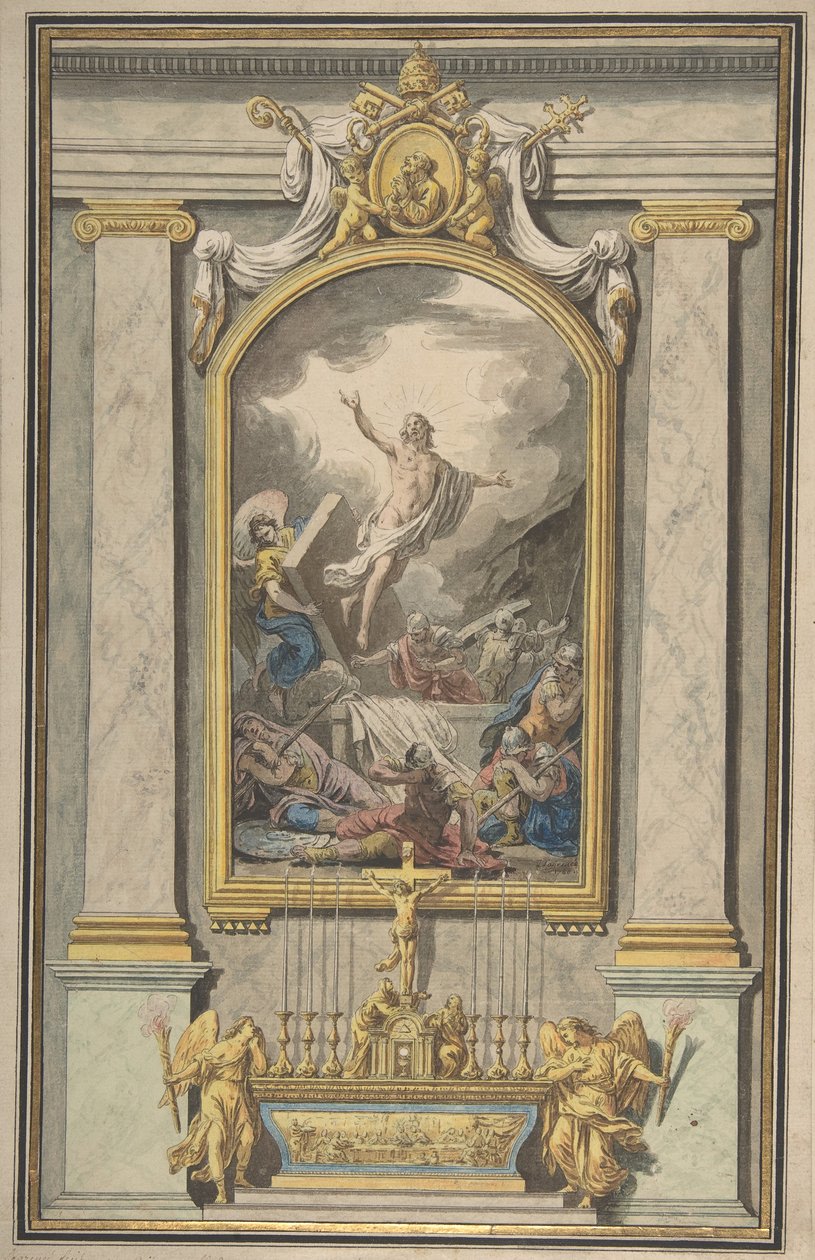 La resurrección, ca. 1760 de Louis Jean François Lagrenée