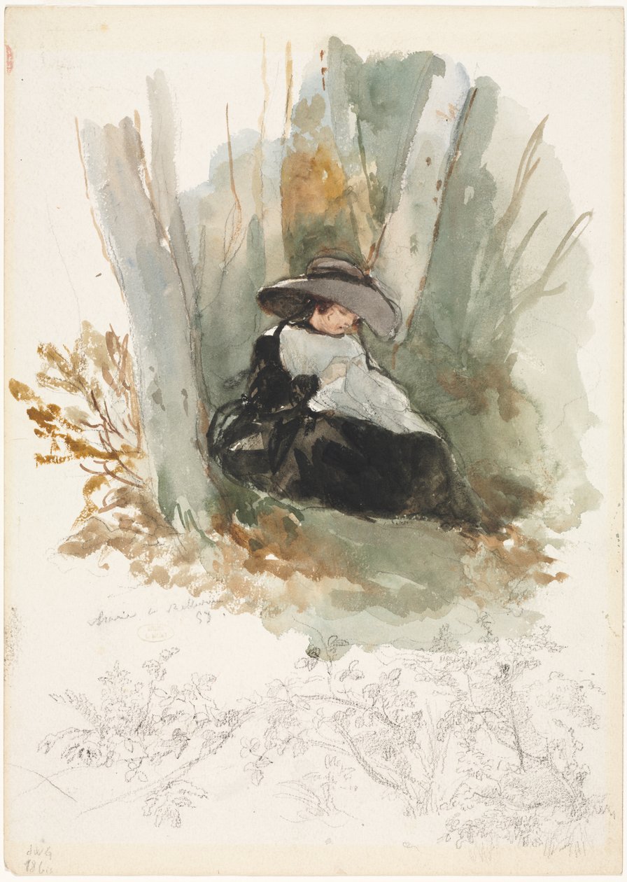María en Bellevue de Louis Joseph Gallait