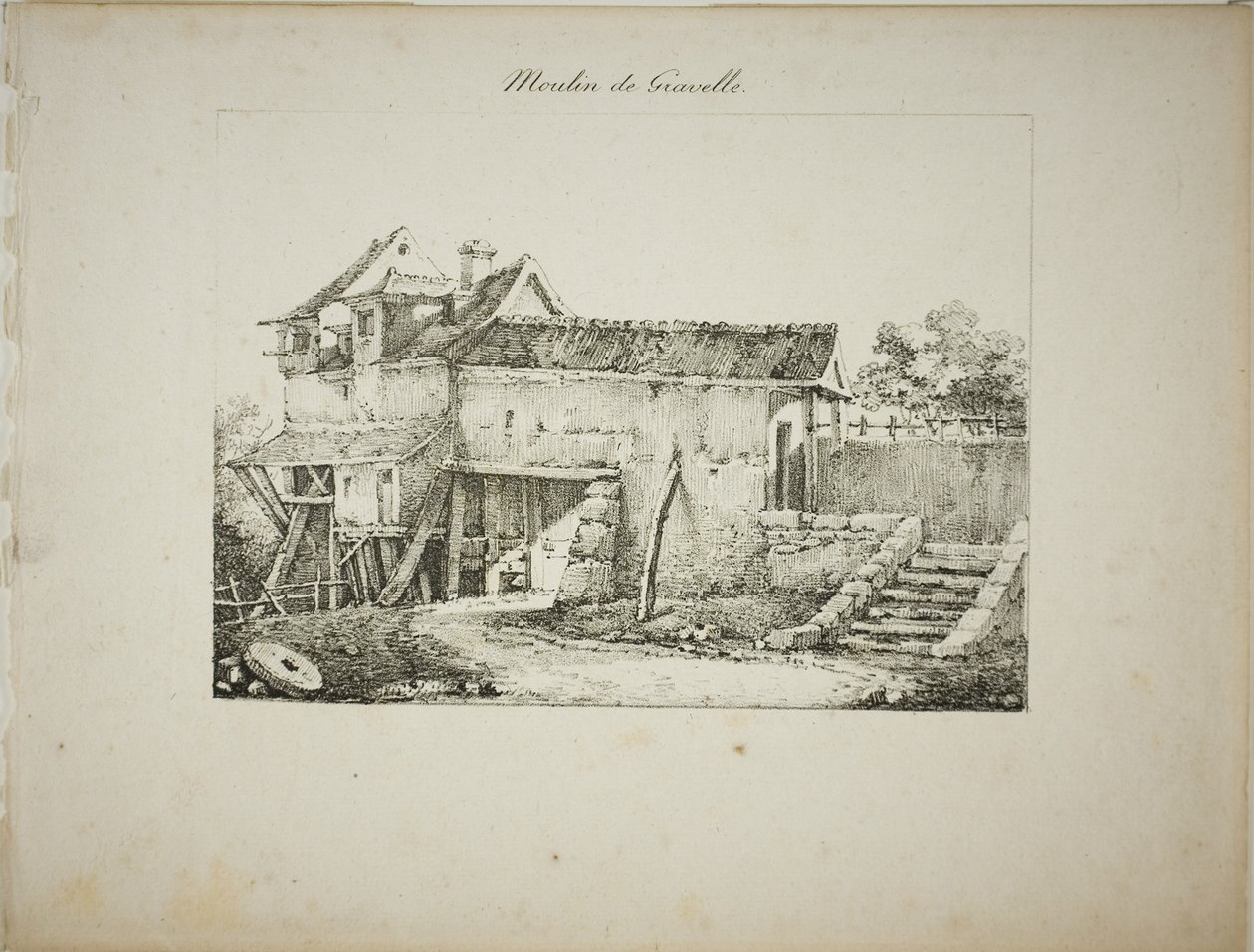 Molino en Gravelle, II de Louis Jules Frederic Villeneuve