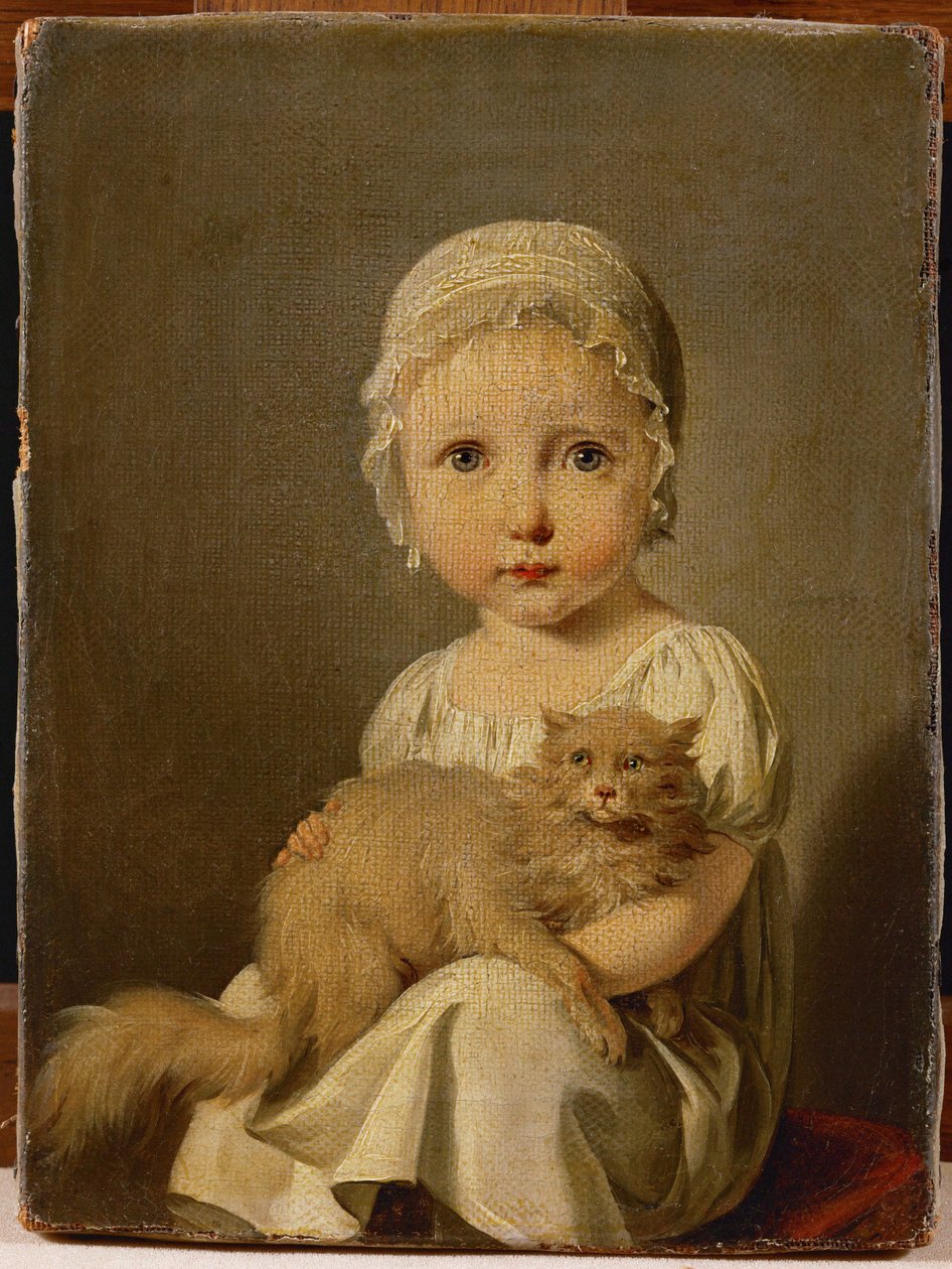 Gabrielle Arnault, niña - Gabrielle Arnault ... de Louis Leopold Boilly