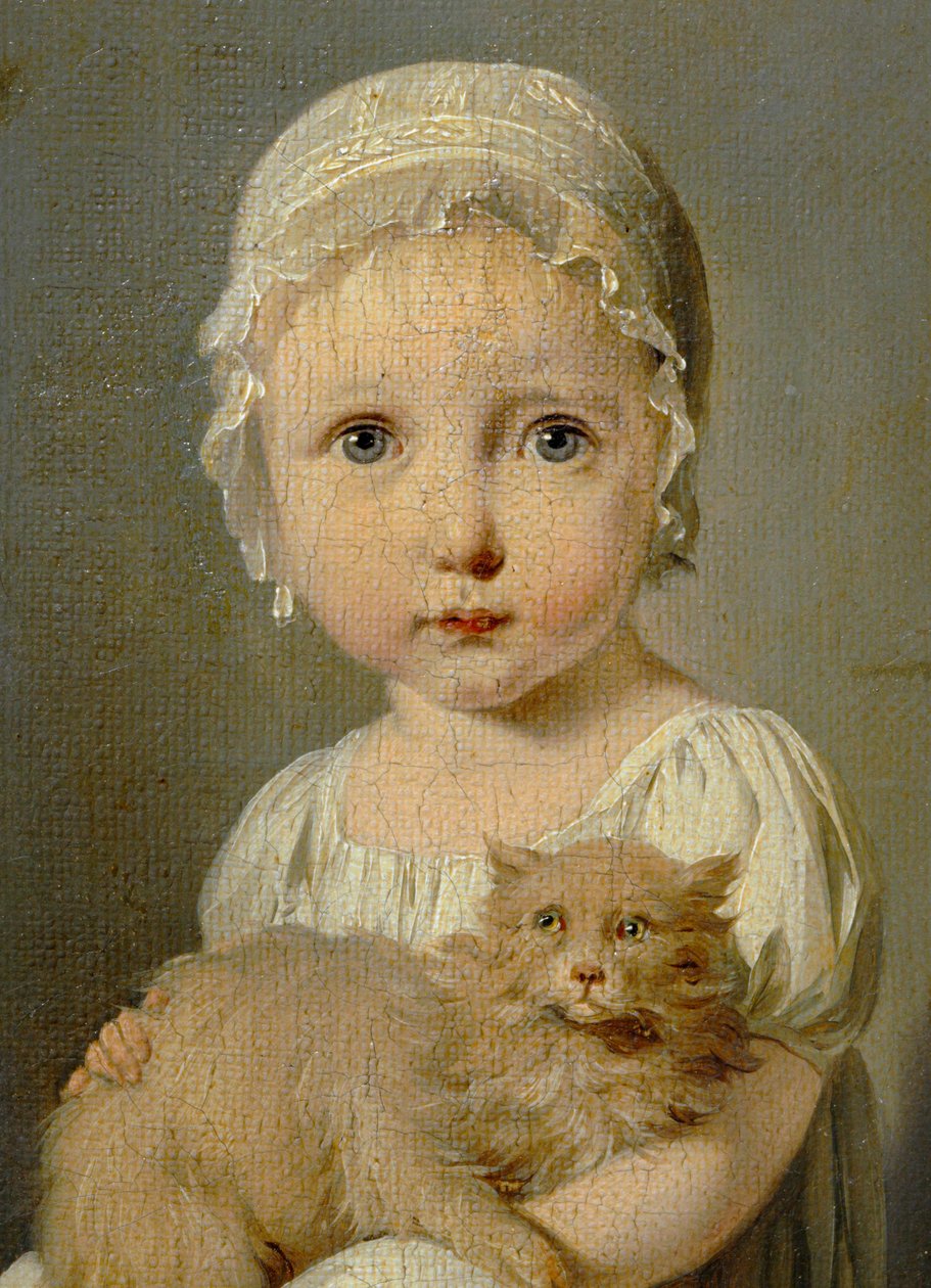 Gabrielle Arnault, niña - Gabrielle Arnault ... de Louis Leopold Boilly