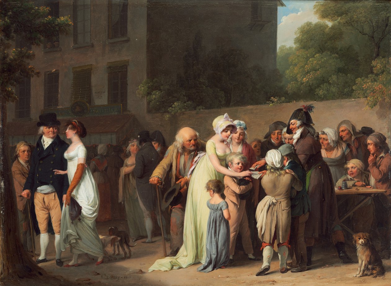 El tahúr del bulevar de Louis Leopold Boilly