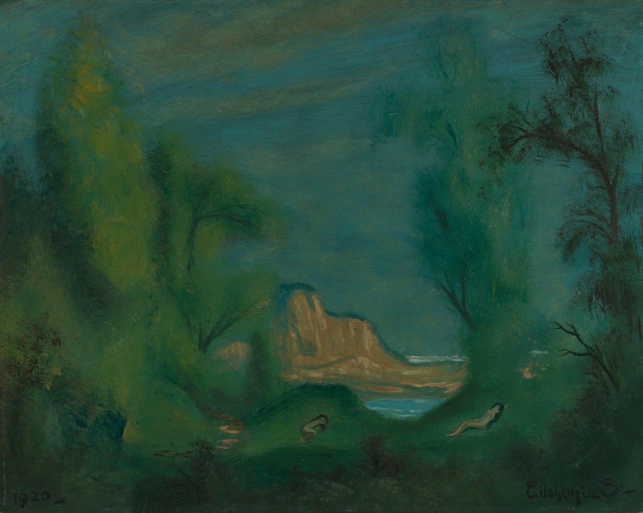 Ninfas durmiendo de Louis M. Eilshemius