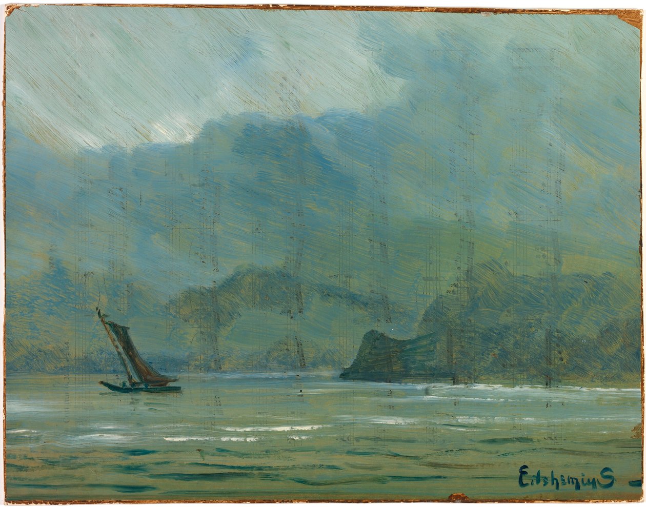 Paisaje azul pálido de Louis M. Eilshemius