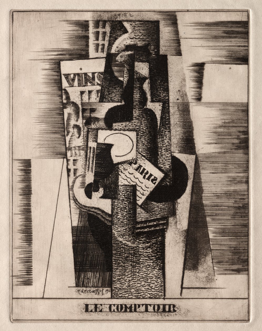 The Bar de Louis Marcoussis