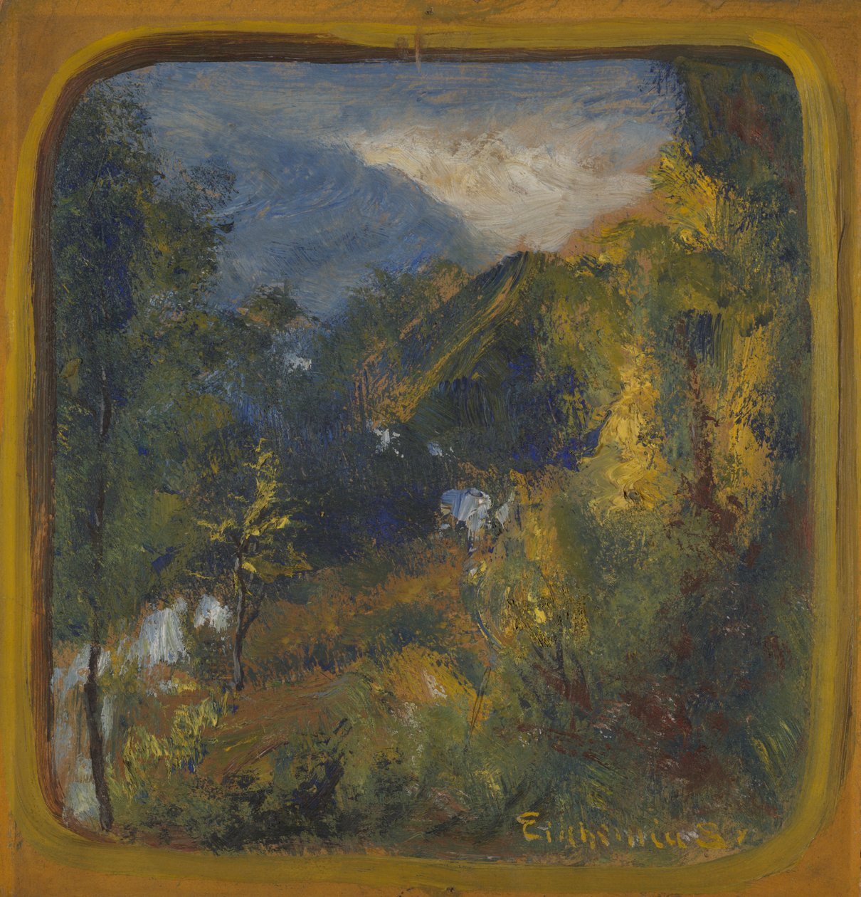 paisaje de montaña de Louis Michel Eilshemius