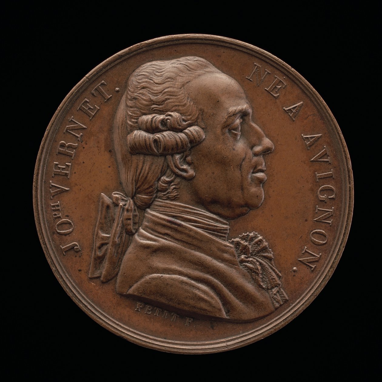 Claude-Joseph Vernet, 1714-1789, pintor [anverso], 1826 de Louis Michel Petit