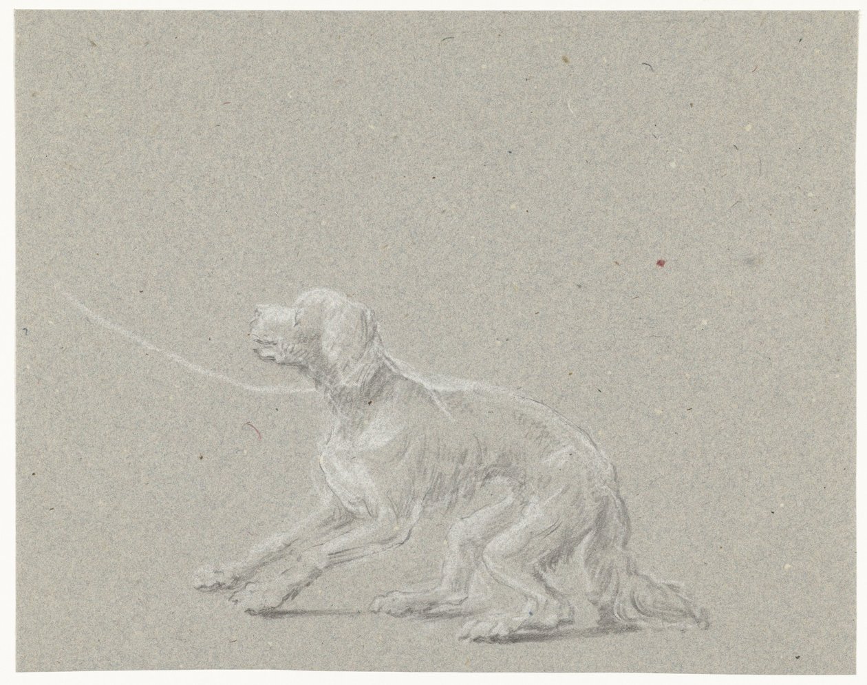Perro con correa de Louis Moritz