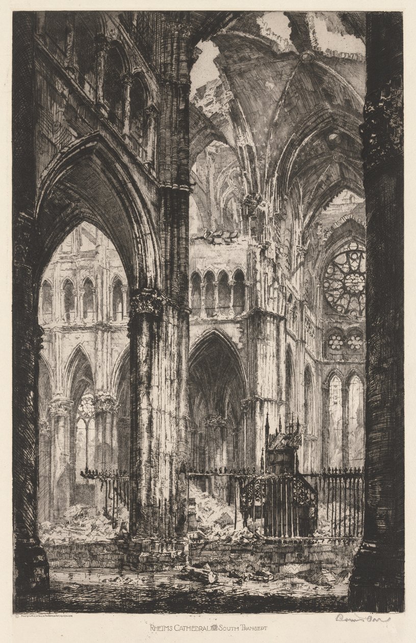 Catedral de Reims, transepto sur de Louis Orr