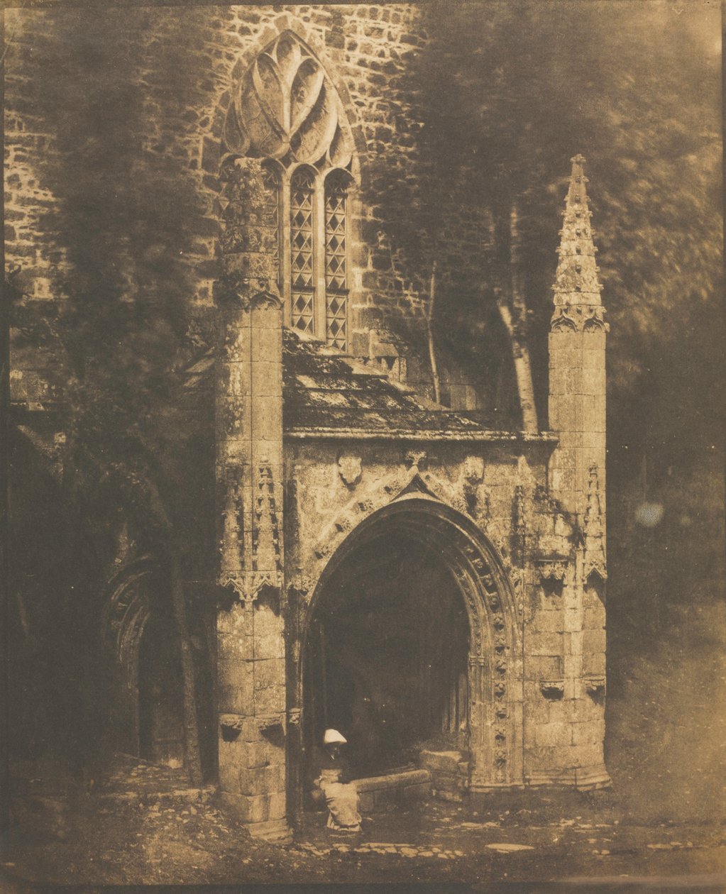 Fountain of Notre-Dame at Saint-Brieuc, Brittany de Louis Rémy Robert