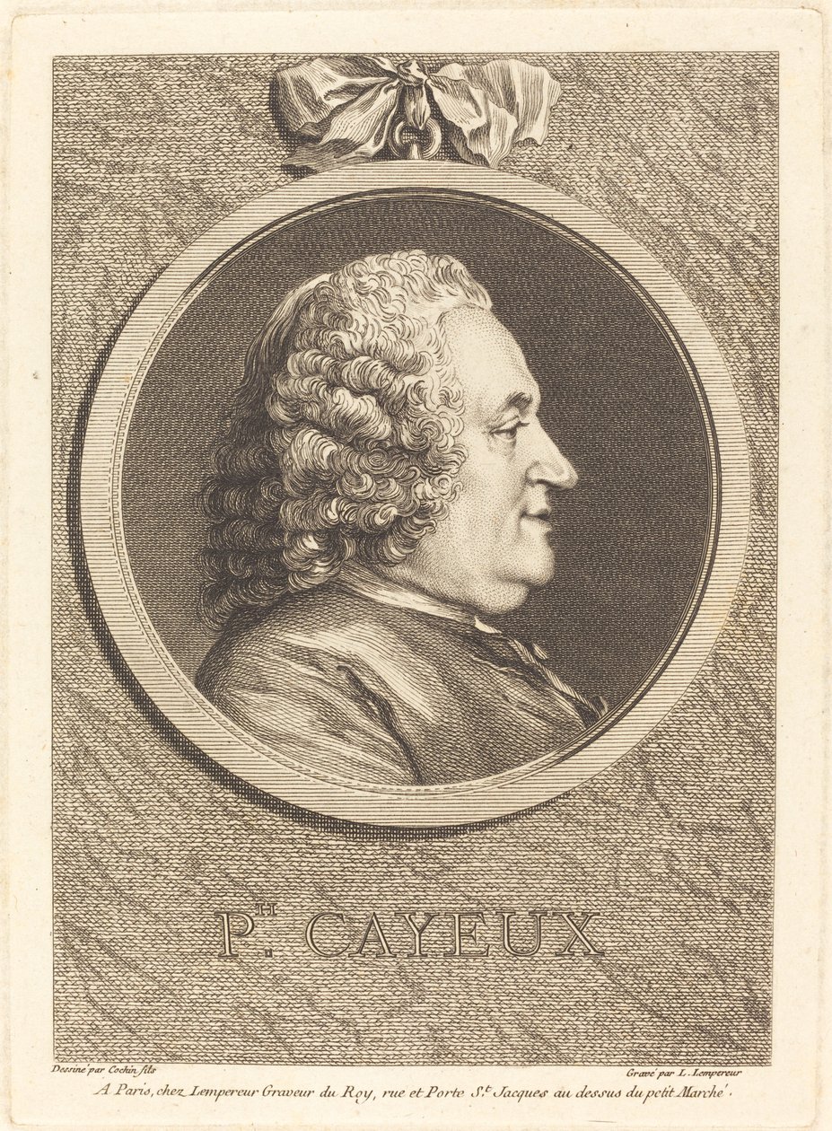 Philippe Cayeux de Louis Simon Lempereur after Charles Nicolas Cochin II