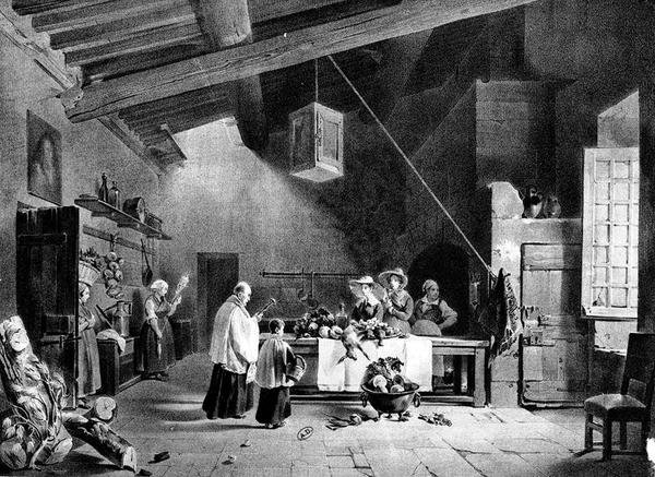 La bendición de los hogares de Louis Stanislas (after) Marin Lavigne