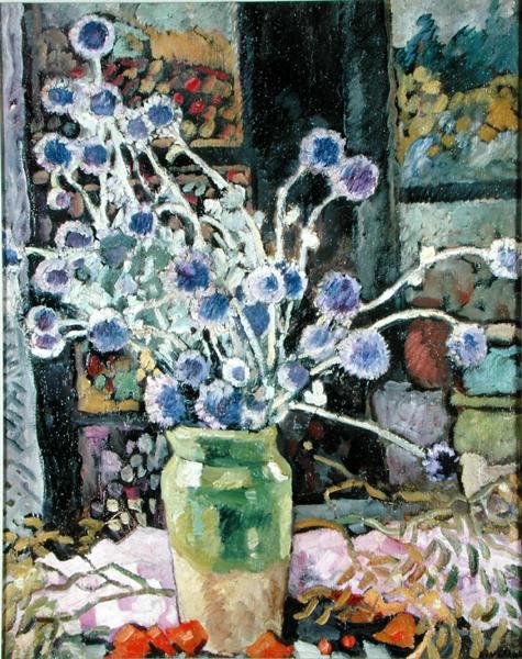 Ramo de flores en la ventana de Louis Valtat
