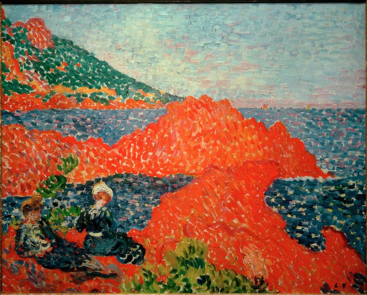 Le Roches rouges en Agay de Louis Valtat