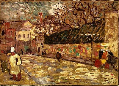 Hombre con muletas de Louis Valtat