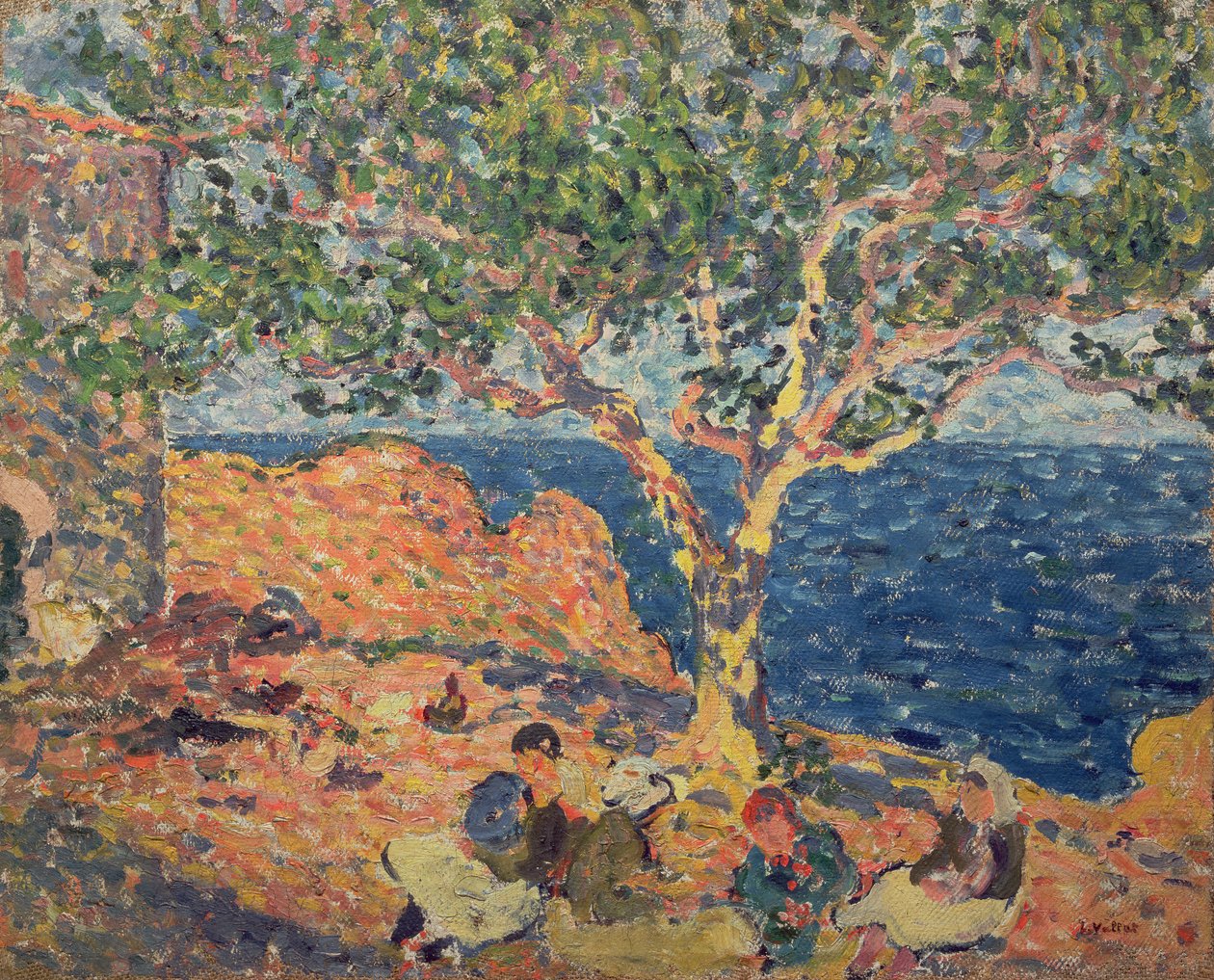 Paisaje mediterráneo (óleo sobre lienzo) de Louis Valtat