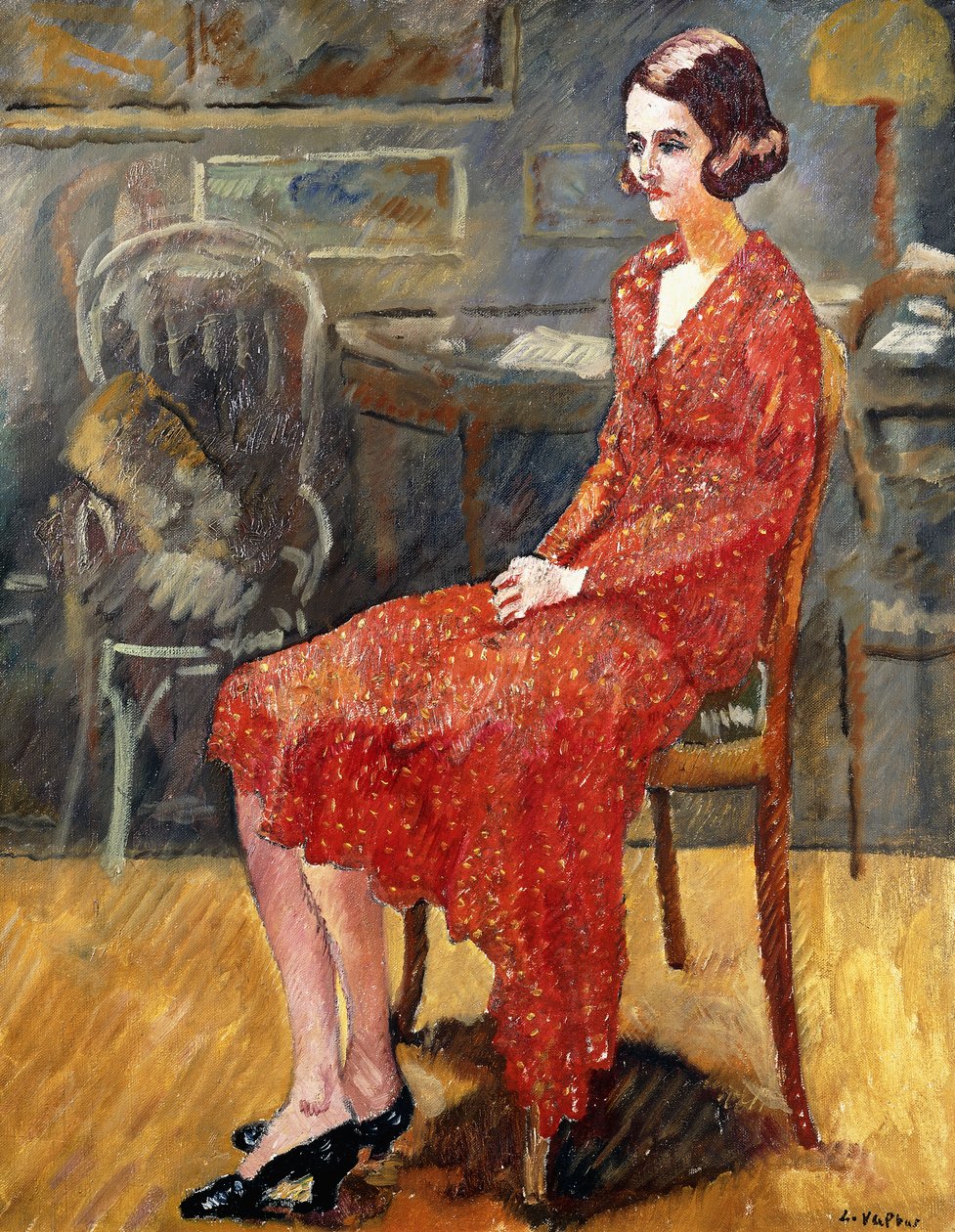 Srta. Suzanne, sentada; Srta. Suzanne, sentada de Louis Valtat