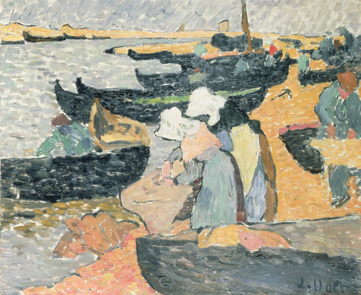 Los desgranadores de ostras de Louis Valtat