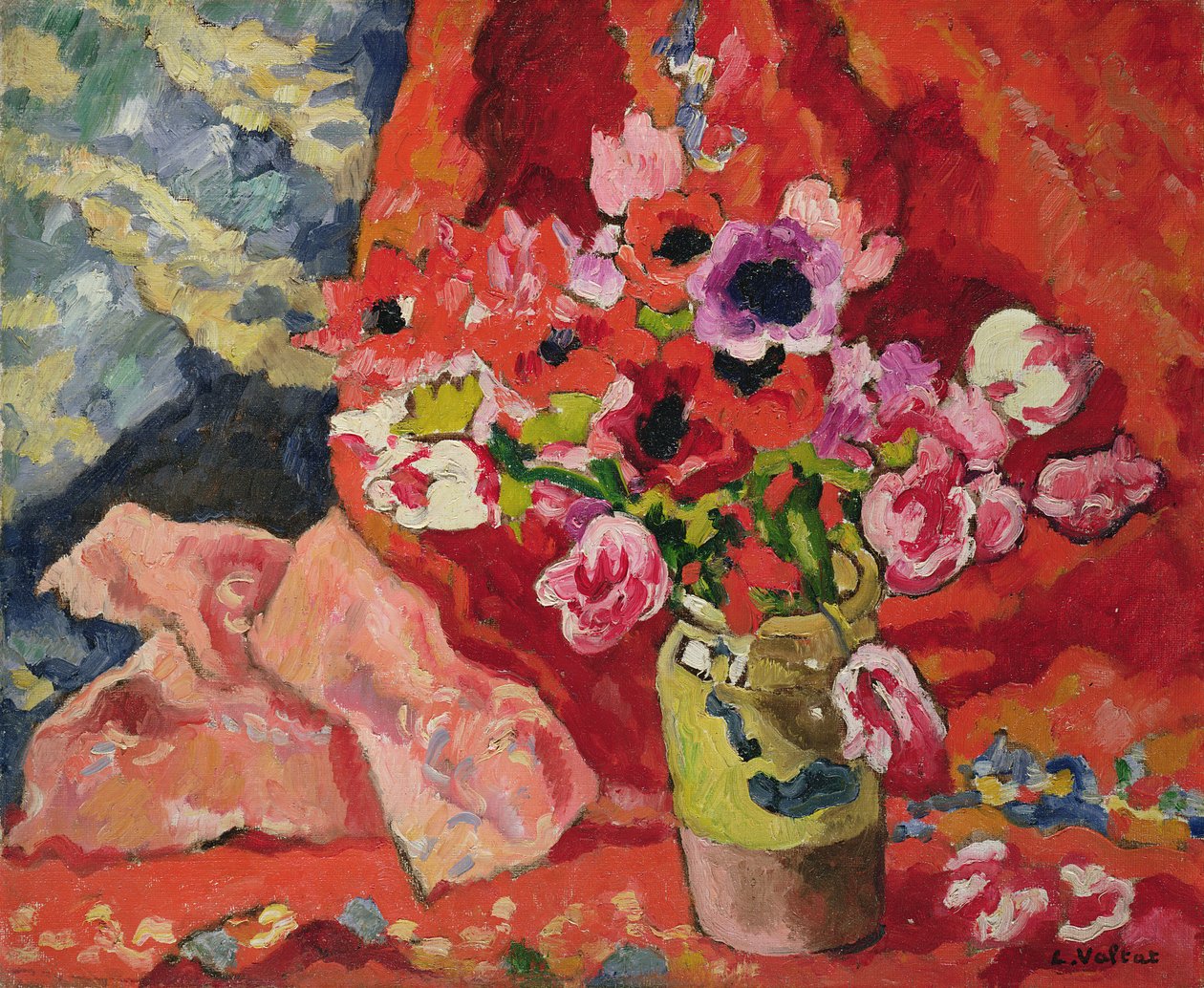 Jarrón de flores de Louis Valtat