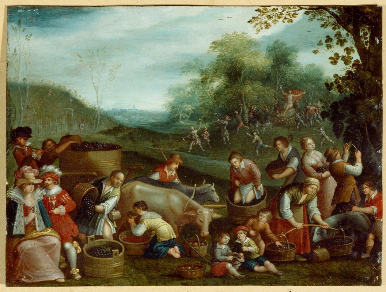 Otoño (óleo sobre lienzo) de Louis de (circle of) Caullery