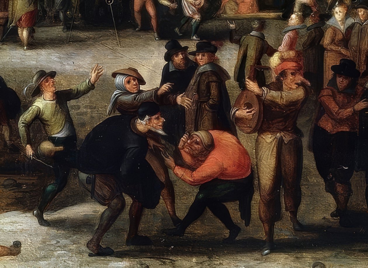 Escena de carnaval. (detalle) de Louis de Caulery