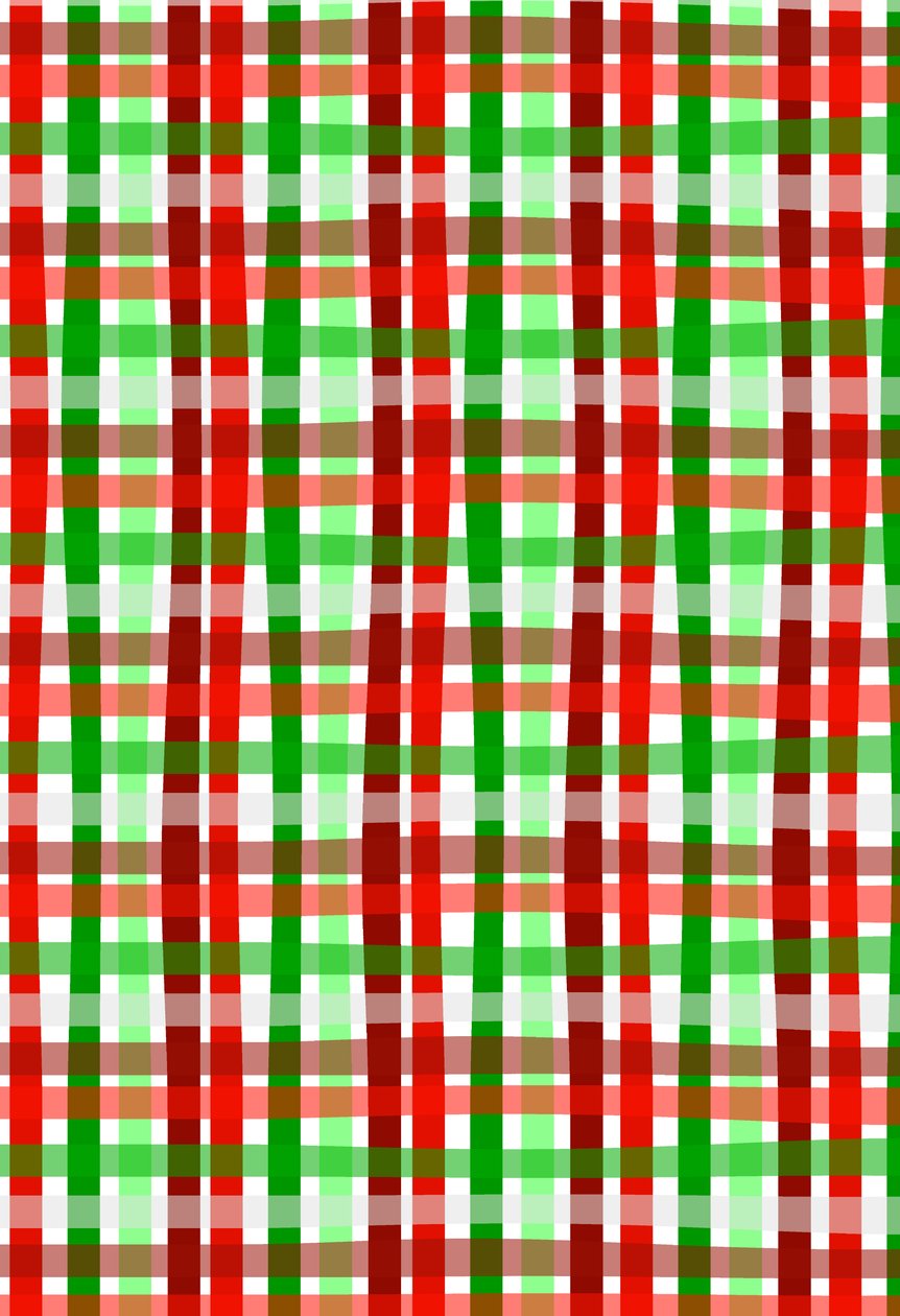 envoltura de Navidad a cuadros de Louisa Hereford