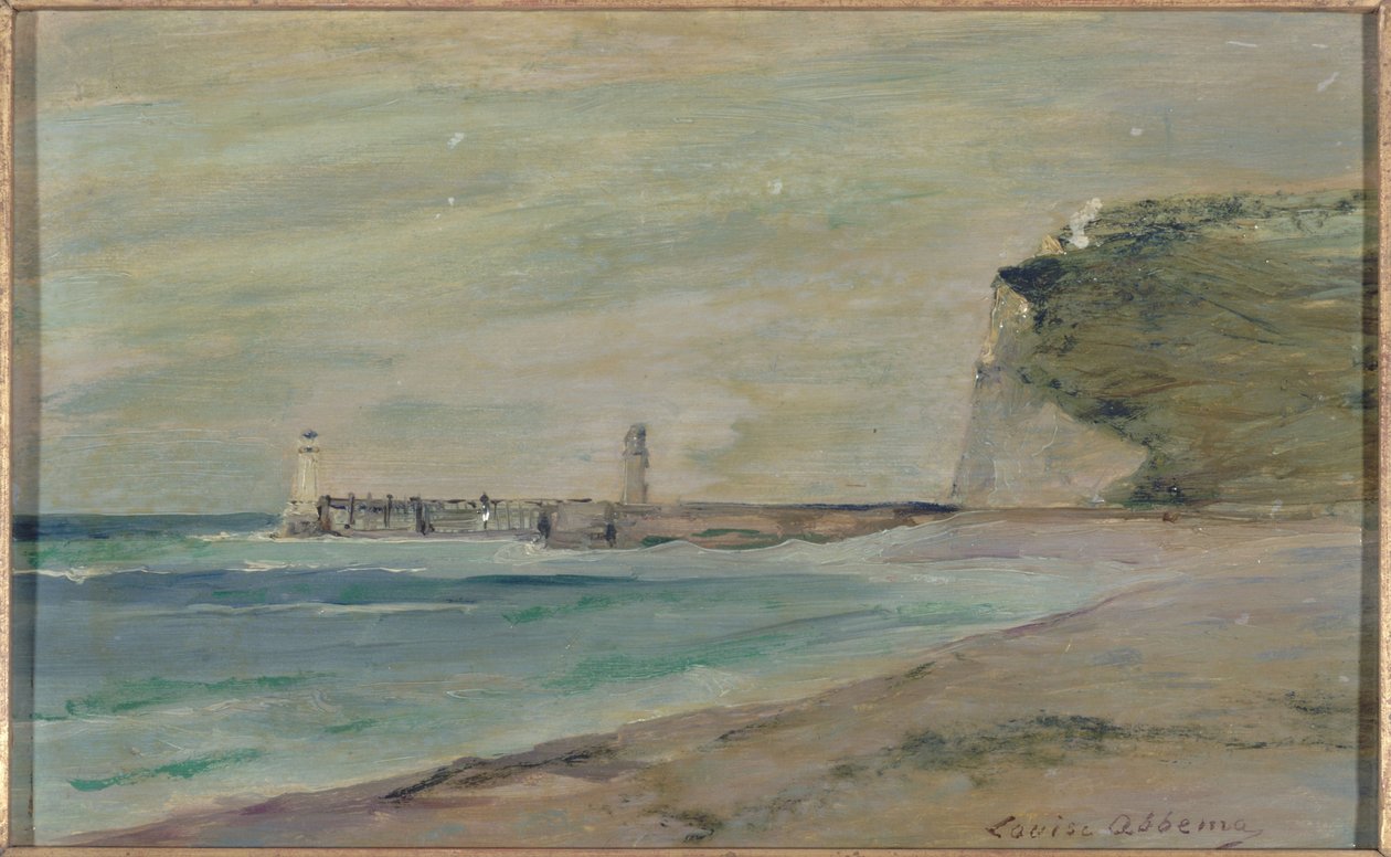 Paisaje de playa, Fécamp de Louise Abbéma