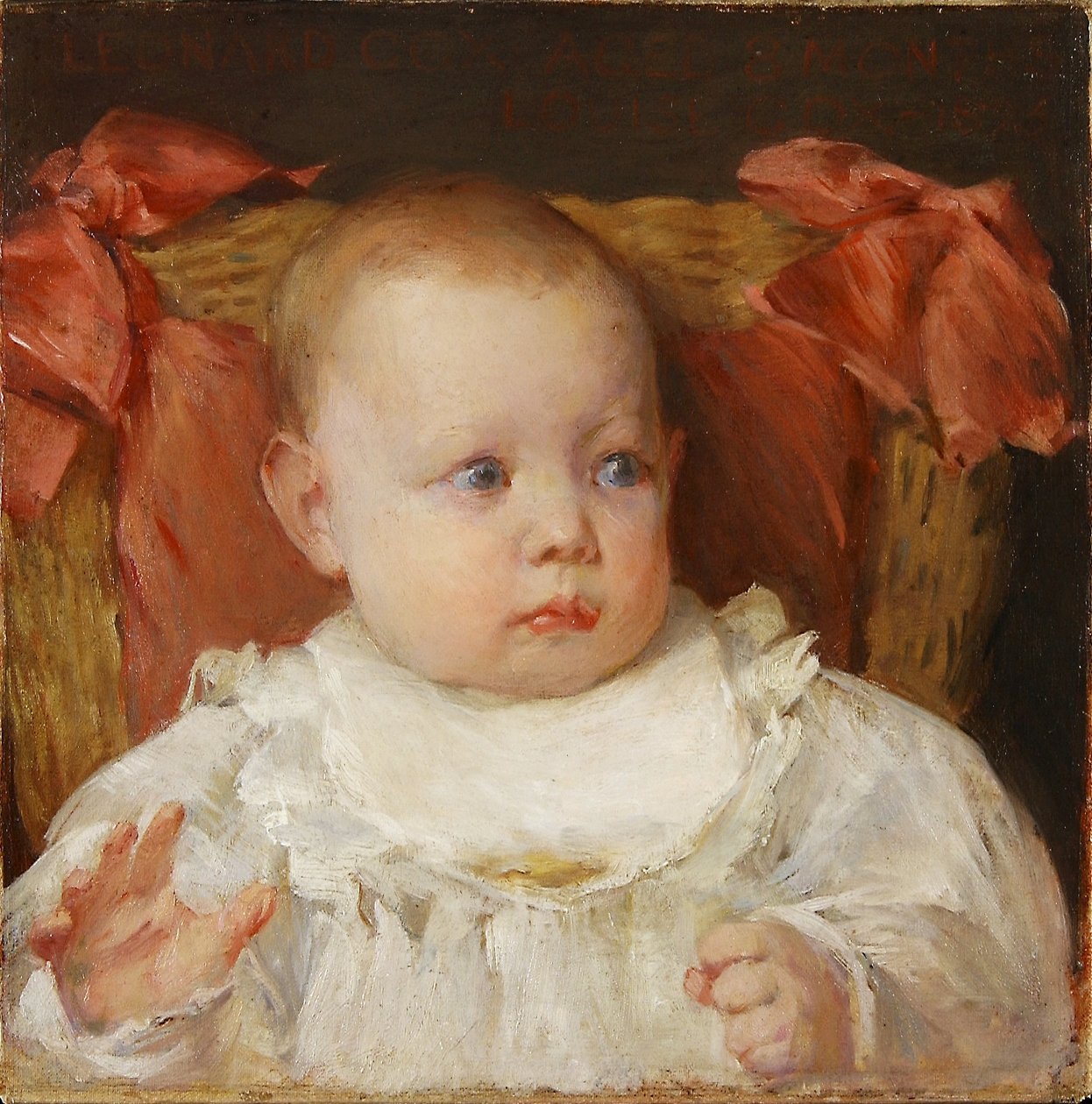 Retrato de Leonard Cox de Louise Cox